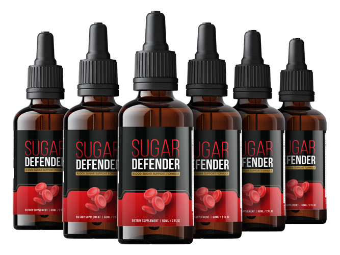 Sugar Defender 6 bottle best value package with 2 free bonuses and free US shipping
